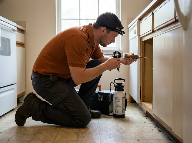 Cockroach Clean-Out & Gel Bait Infiltration in Laurel, MD